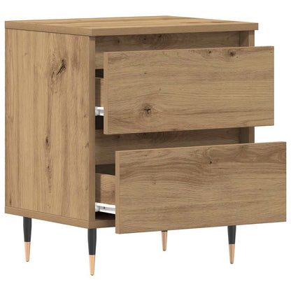 Nachttisch 2 stk. Artisan-Eiche 40 x 35 x 50 cm Holzwerkstoff