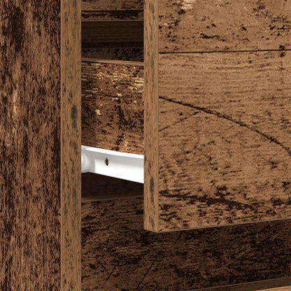 Nachttisch 2 stk. Altholz 40 x 35 x 50 cm Holzwerkstoff