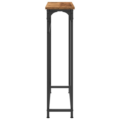 Konsolentisch Altholz 75 x 19,5 x 75 cm Holzwerkstoff