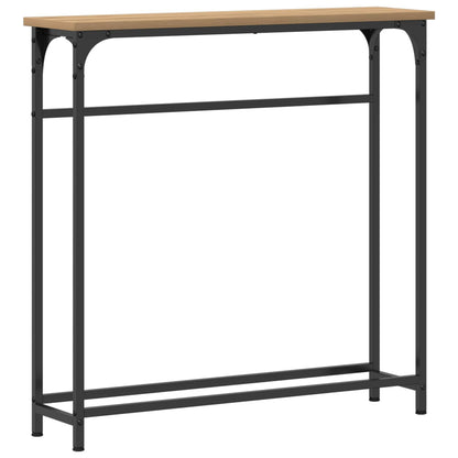 Konsolentisch Artisan-Eiche 75 x 19,5 x 75 cm Holzwerkstoff