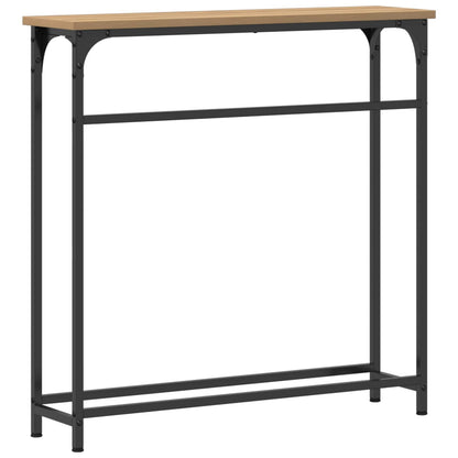 Konsolentisch Artisan-Eiche 75 x 19,5 x 75 cm Holzwerkstoff