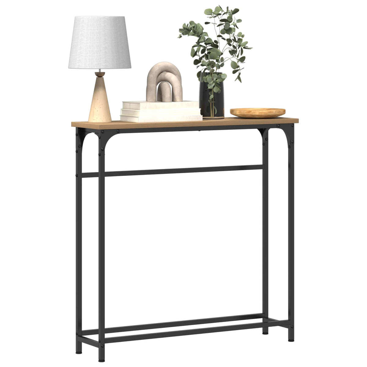 Konsolentisch Artisan-Eiche 75 x 19,5 x 75 cm Holzwerkstoff