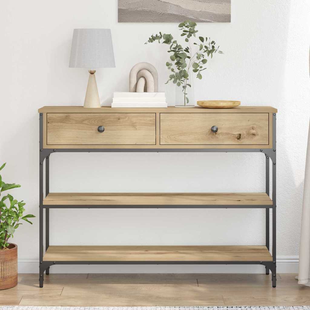 Konsolentisch Artisan-Eiche 100 x 25 x 75 cm Holzwerkstoff
