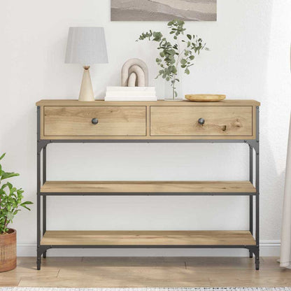 Konsolentisch Artisan-Eiche 100 x 25 x 75 cm Holzwerkstoff