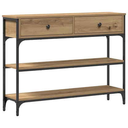 Konsolentisch Artisan-Eiche 100 x 25 x 75 cm Holzwerkstoff