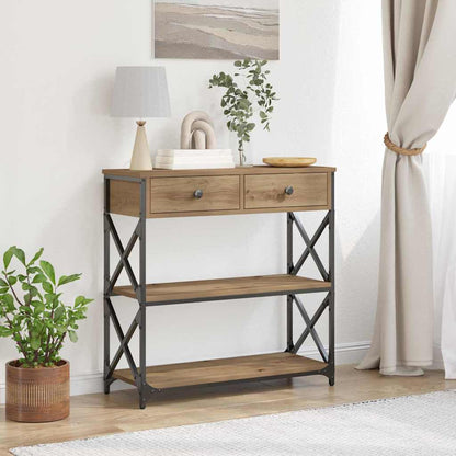 Konsole Tisch Artisan-Eiche 75 x 28 x 75 cm