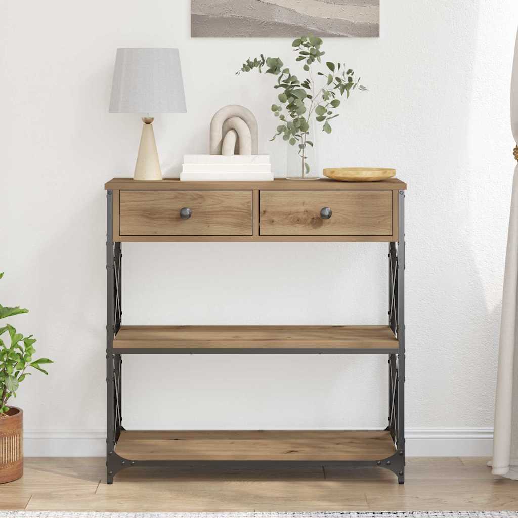 Konsole Tisch Artisan-Eiche 75 x 28 x 75 cm