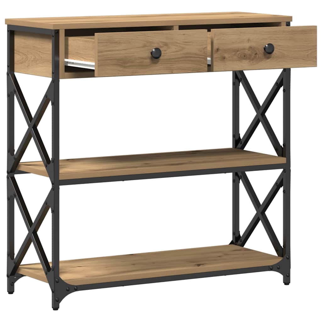Konsole Tisch Artisan-Eiche 75 x 28 x 75 cm