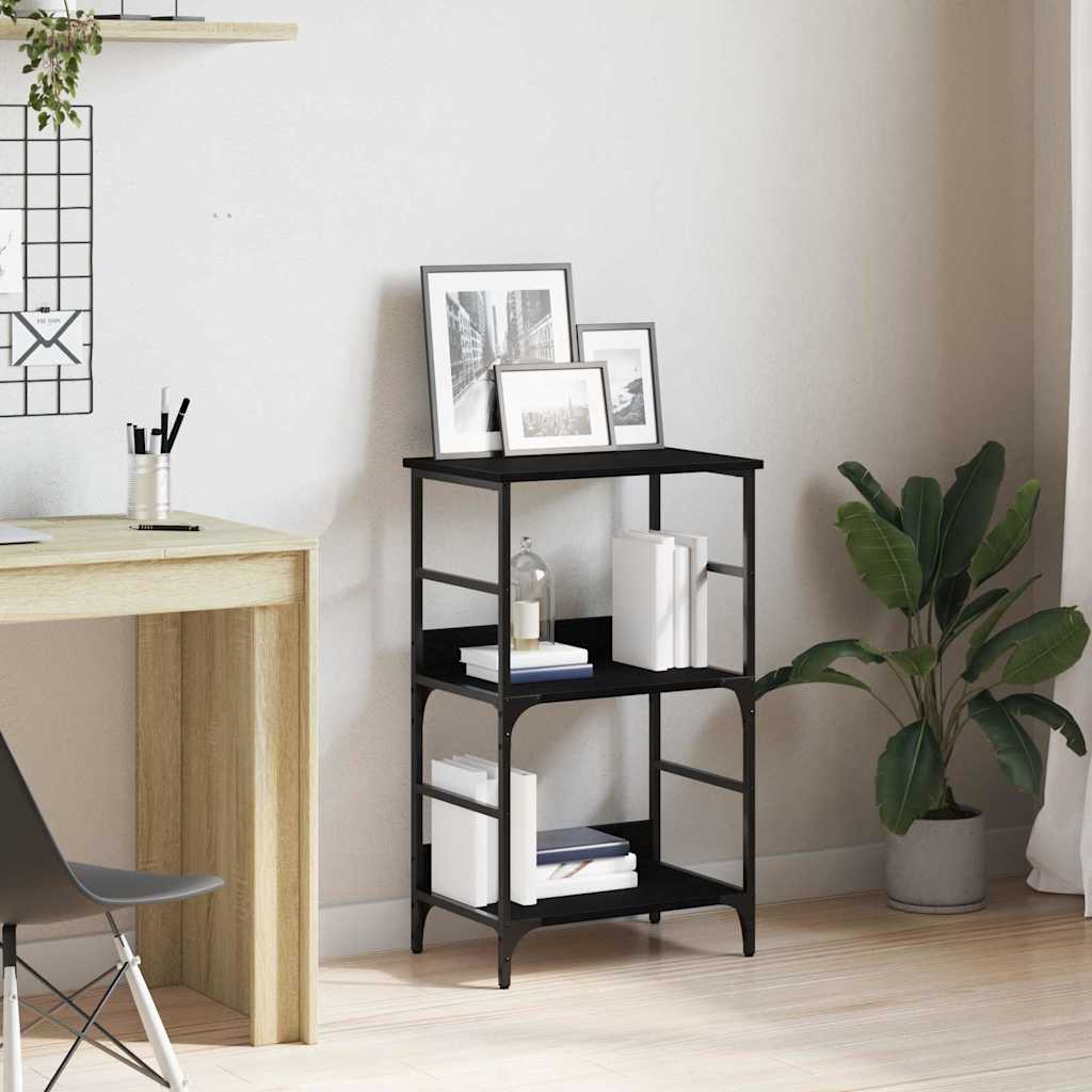 Bücherregal 2 Ebenen 50 x 33 x 82 cm Holzwerkstoff
