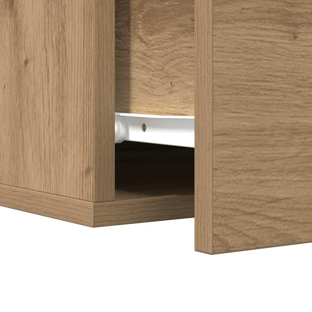 Nachttisch 35 x 35 x 20 cm Holzwerkstoff Artisan-Eiche