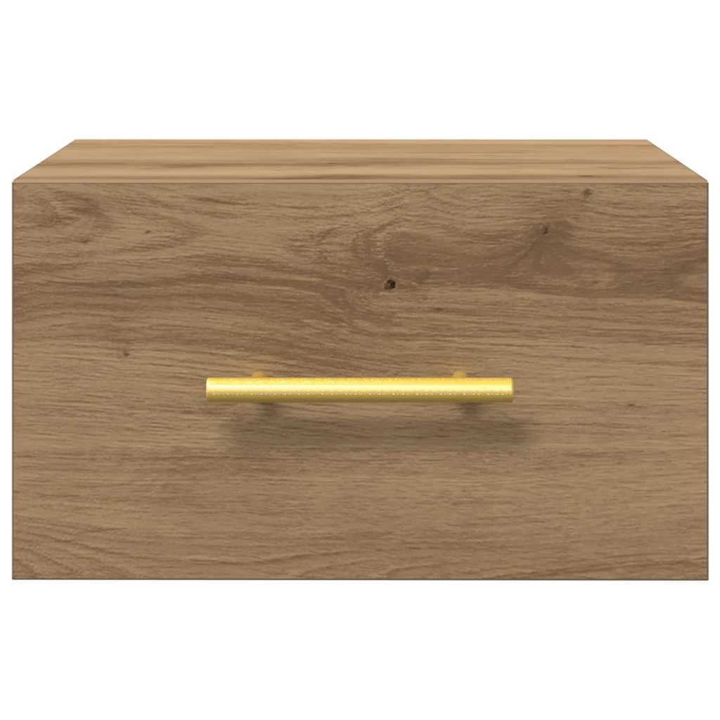 Nachttisch 35 x 35 x 20 cm Holzwerkstoff Artisan-Eiche