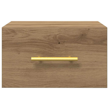 Nachttisch 2 Stk. 35 x 35 x 20 cm Holzwerkstoff Artisan-Eiche