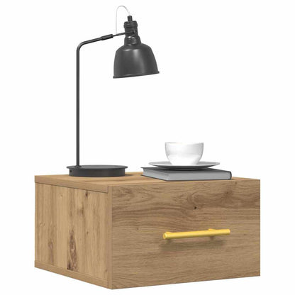 Nachttisch 2 Stk. 35 x 35 x 20 cm Holzwerkstoff Artisan-Eiche