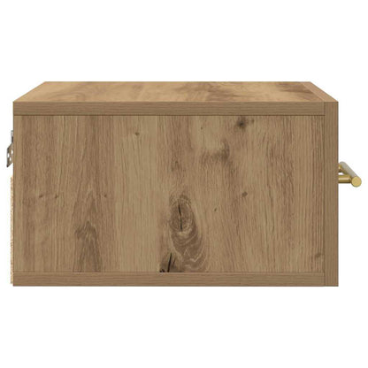 Nachttisch 2 Stk. 35 x 35 x 20 cm Holzwerkstoff Artisan-Eiche