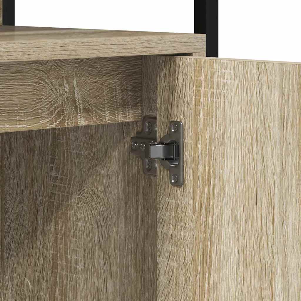 Waschbeckenschrank Braun 80 x 30 x 60 cm Holzwerkstoff