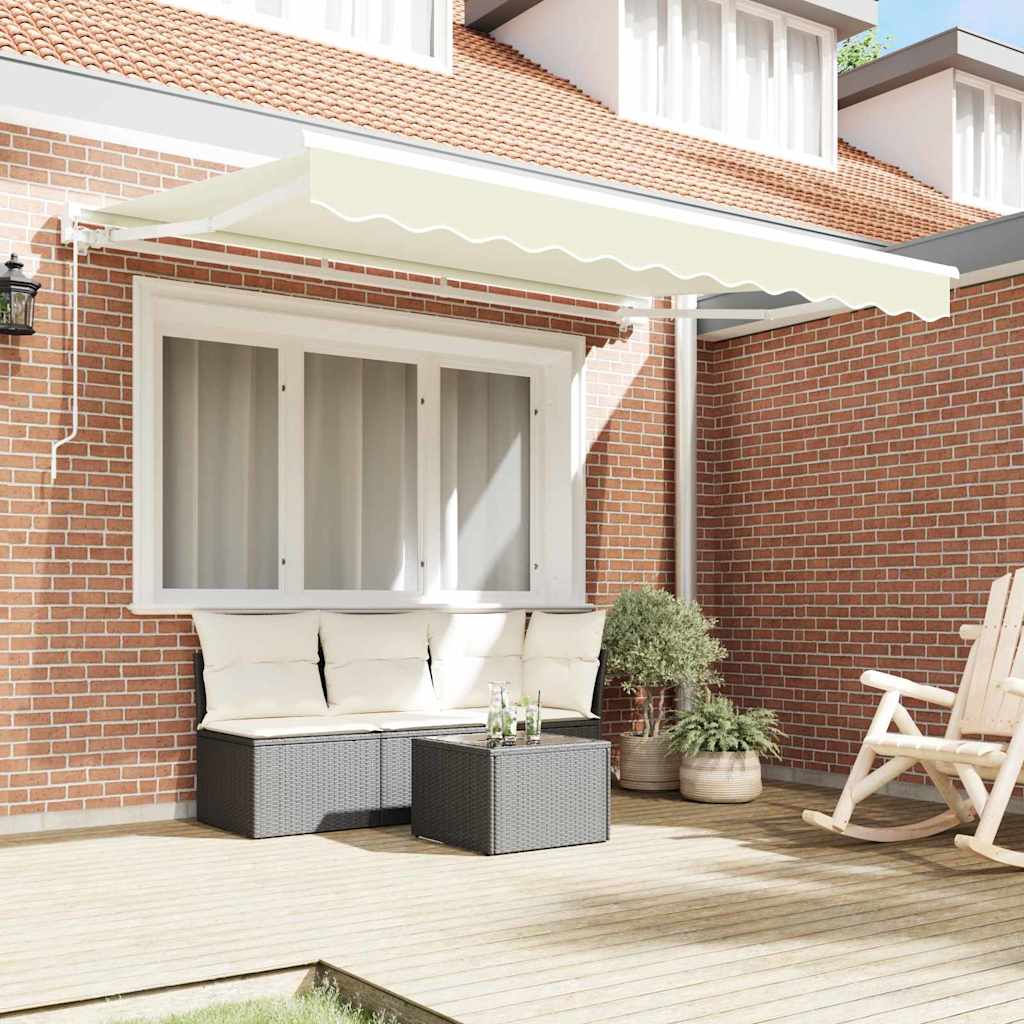 Markisenrahmen Creme 250 x 200 cm Polyester mit PU-Beschichtung