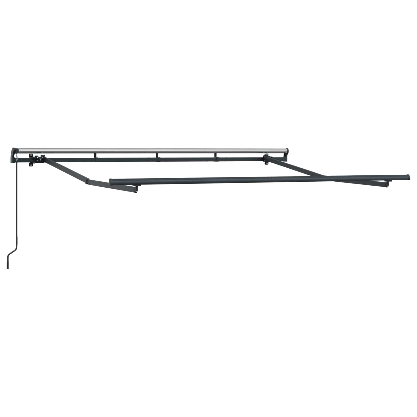 Einziehbare Markise Creme 250 x 200 cm Stoff
