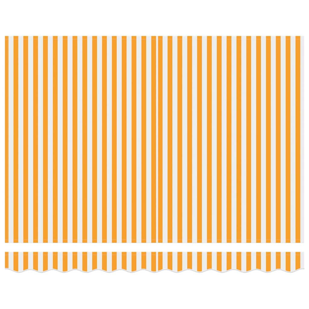 Markisenrahmen Gelb und Weiß 250 x 200 cm