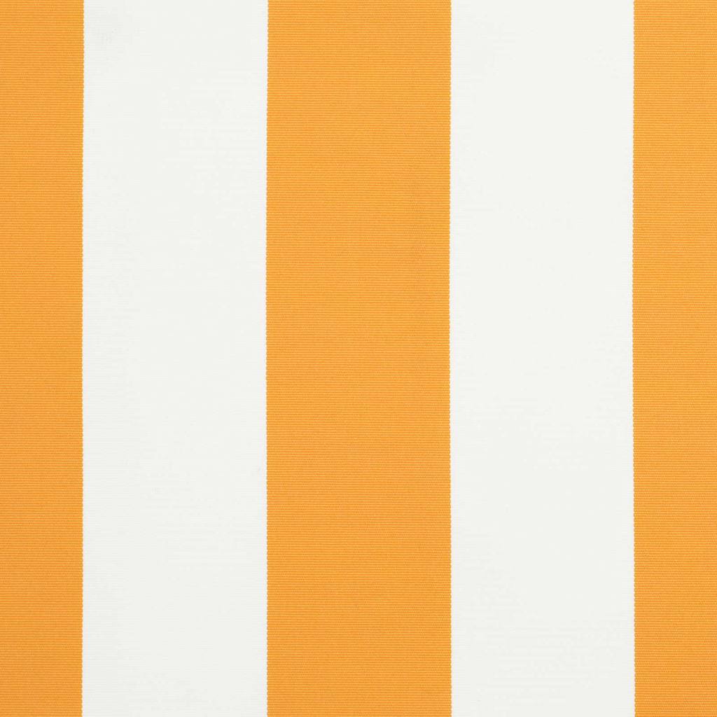 Markisenrahmen Gelb und Weiß 350 x 200 cm
