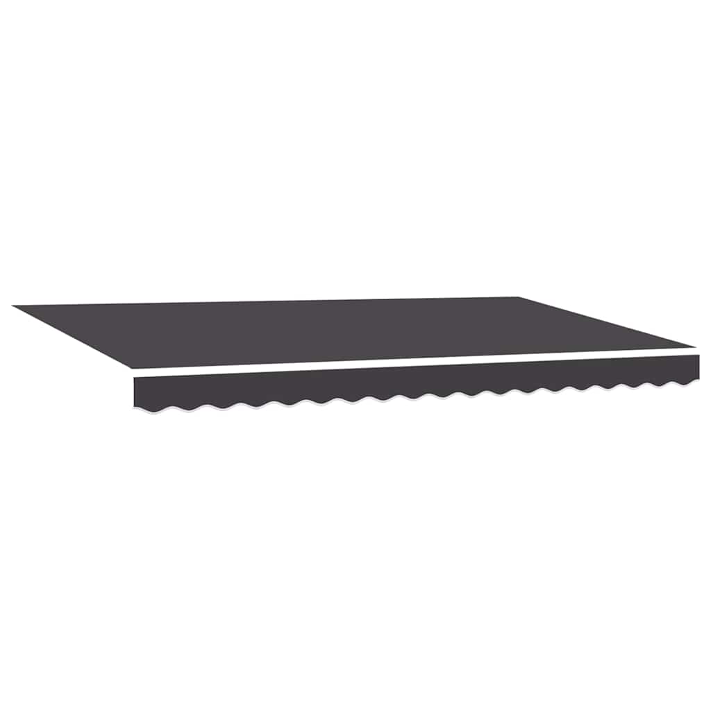 Ausziehbare Markise Creme 350 x 200 cm Polyester und Aluminium