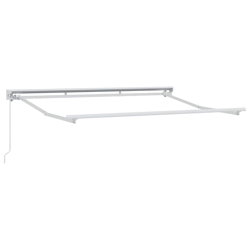 Markisenrahmen Braun 350 x 200 cm Polyester mit PU-Beschichtung