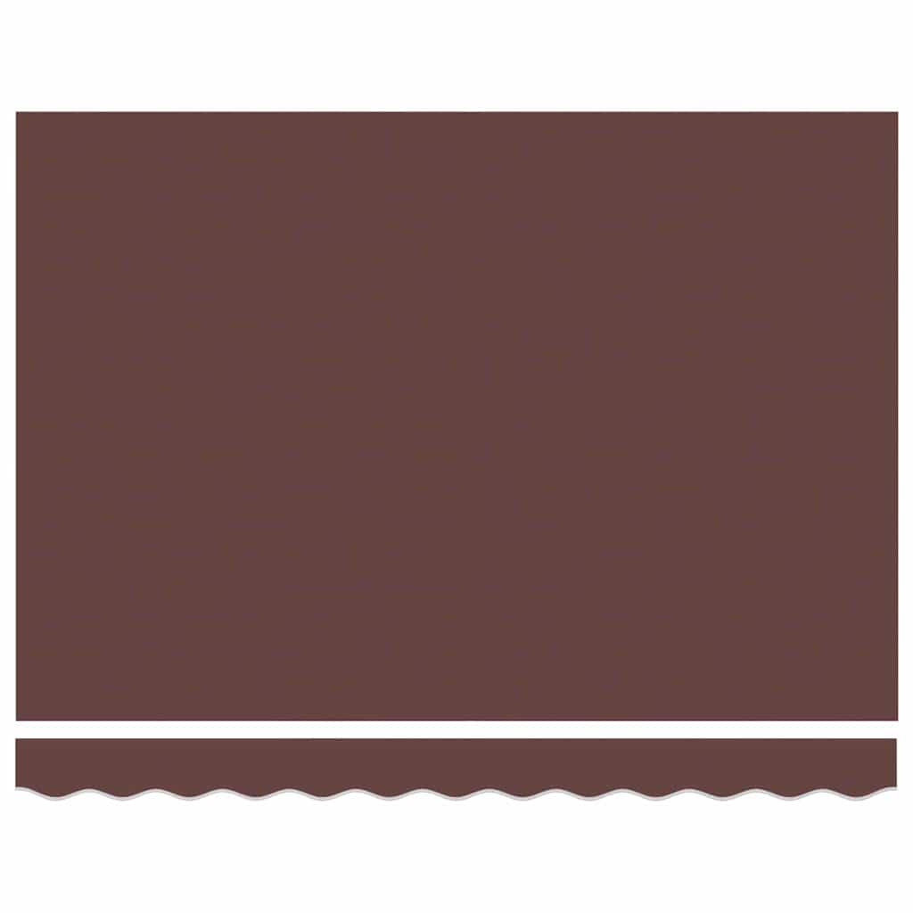 Markisenrahmen Braun 350 x 200 cm Polyester mit PU-Beschichtung