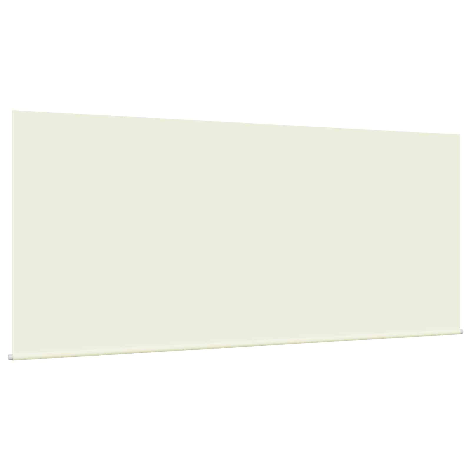 Ausziehbare Markise Creme 300 x 250 cm Polyester und Aluminium