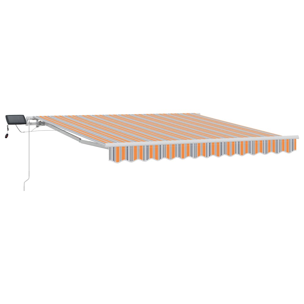 Ausziehbare Markise Mehrfarbig 300 x 250 cm Stoff und Aluminium