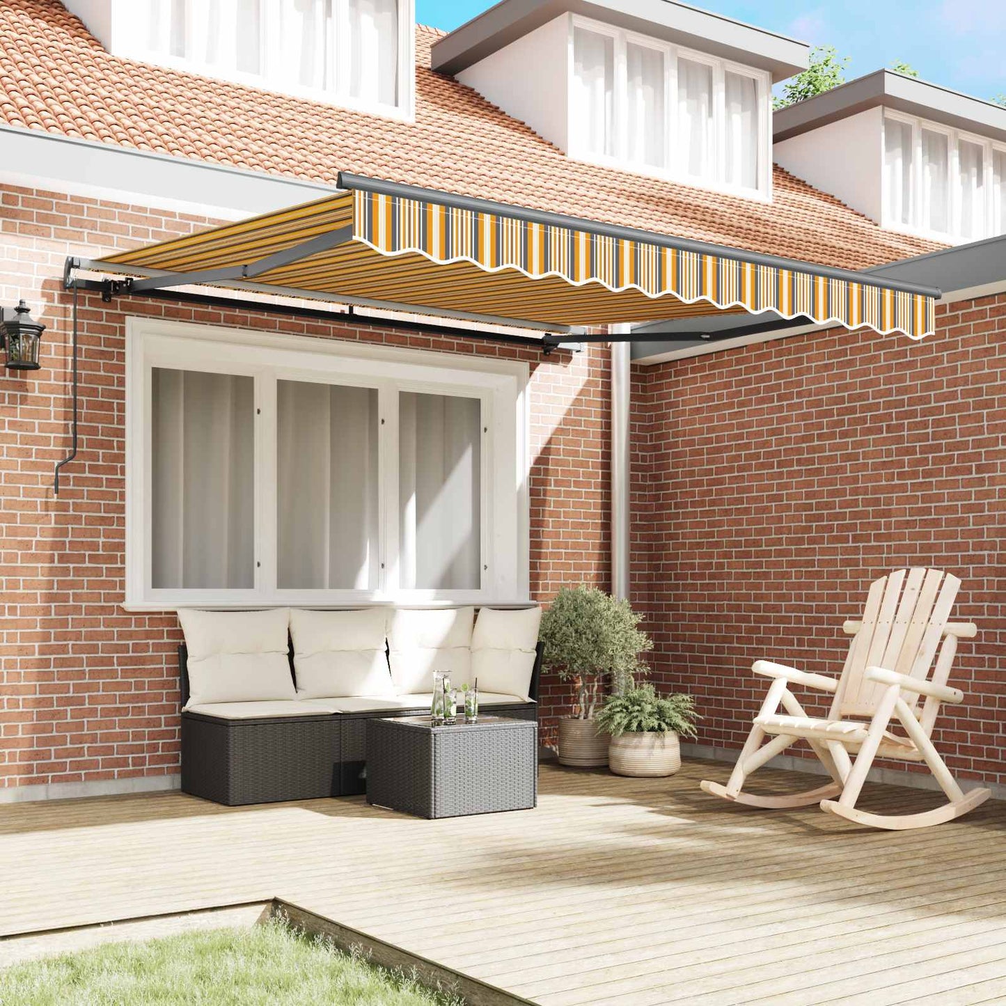 Ausziehbare Markise Mehrfarbig 300 x 250 cm