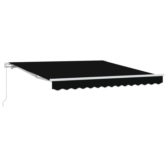 Ausziehbare Markise Schwarz 300 x 250 x 165 cm
