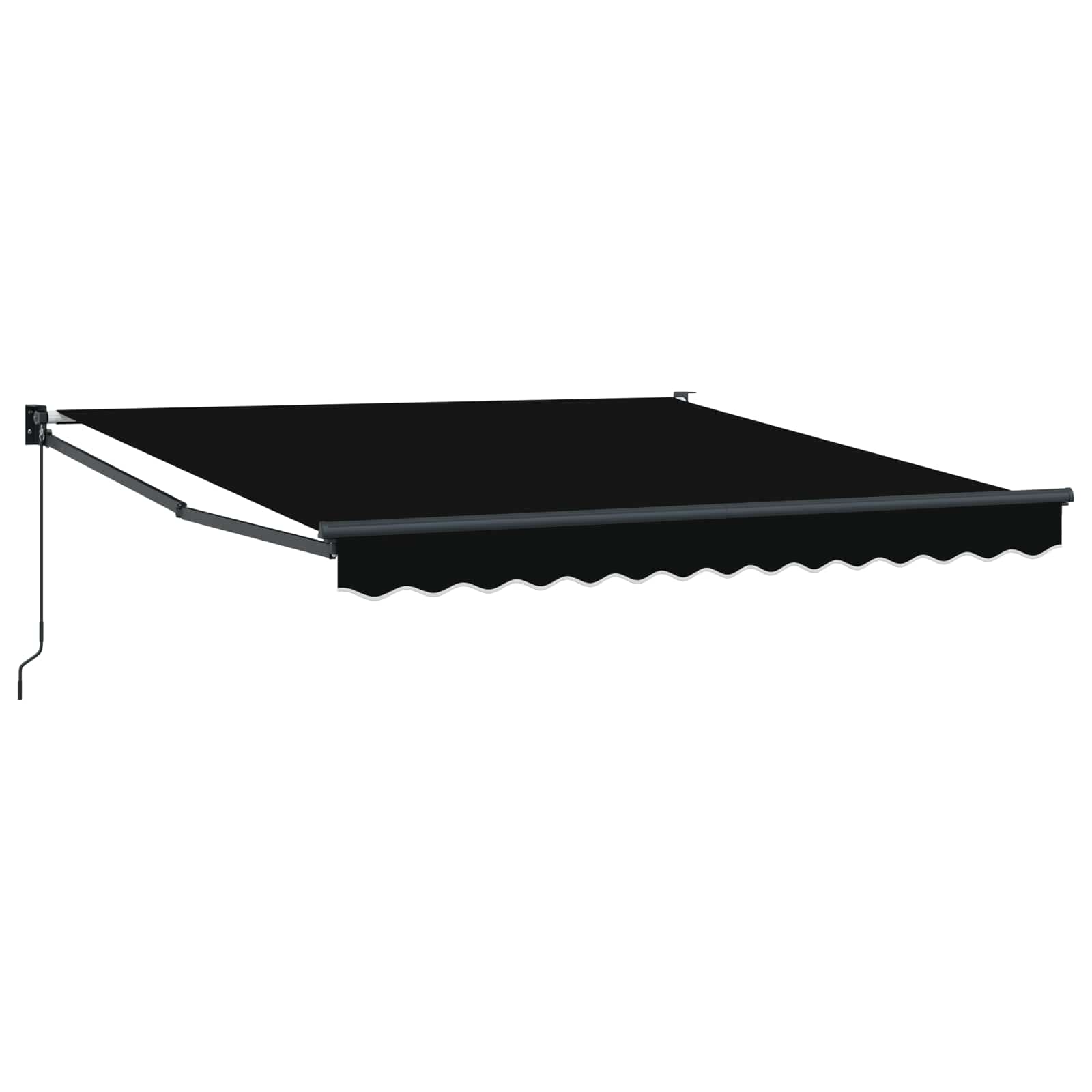Ausziehbare Markise Schwarz 300 x 250 x 165 cm