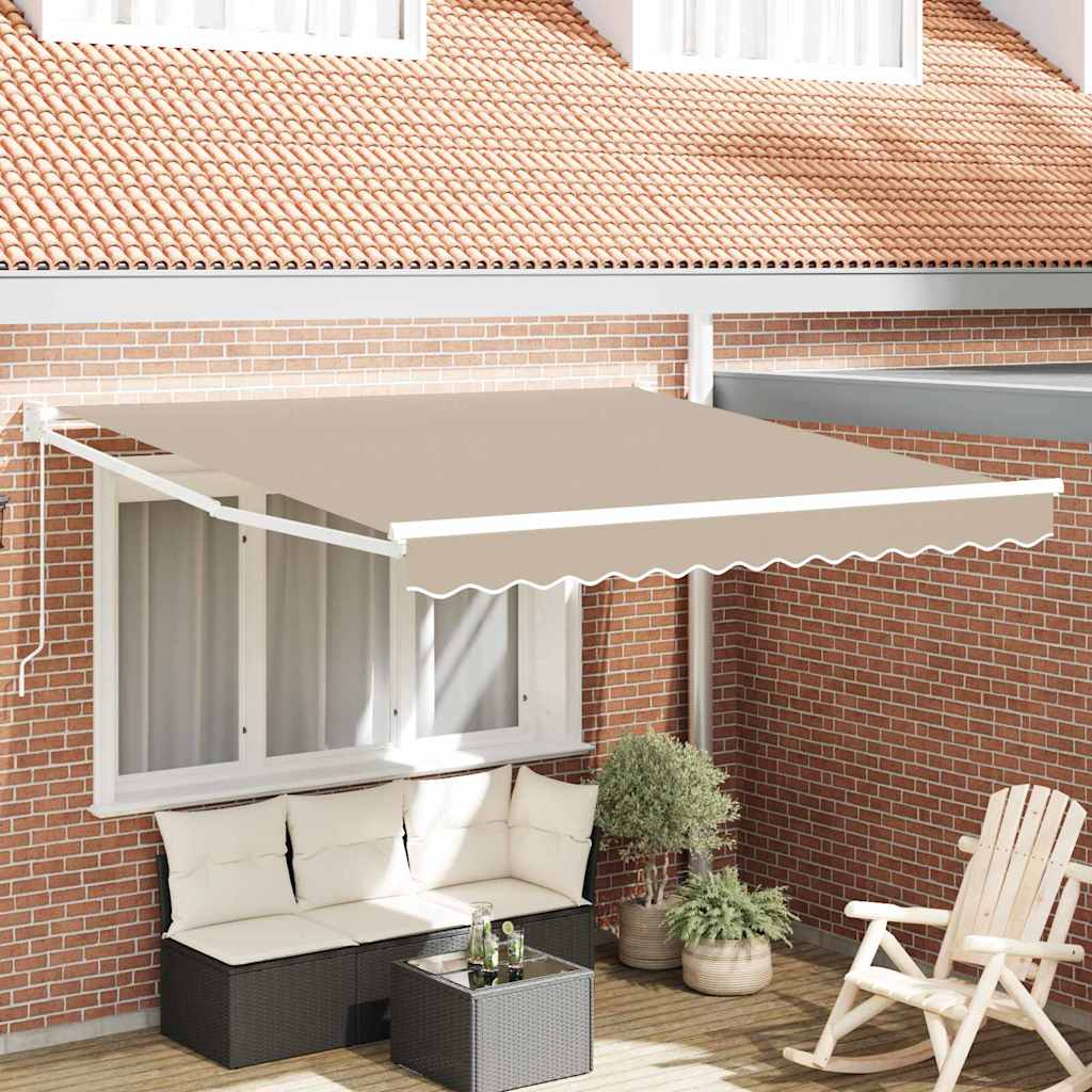 Ausziehbare Markise Beige 300 x 250 x 165 cm