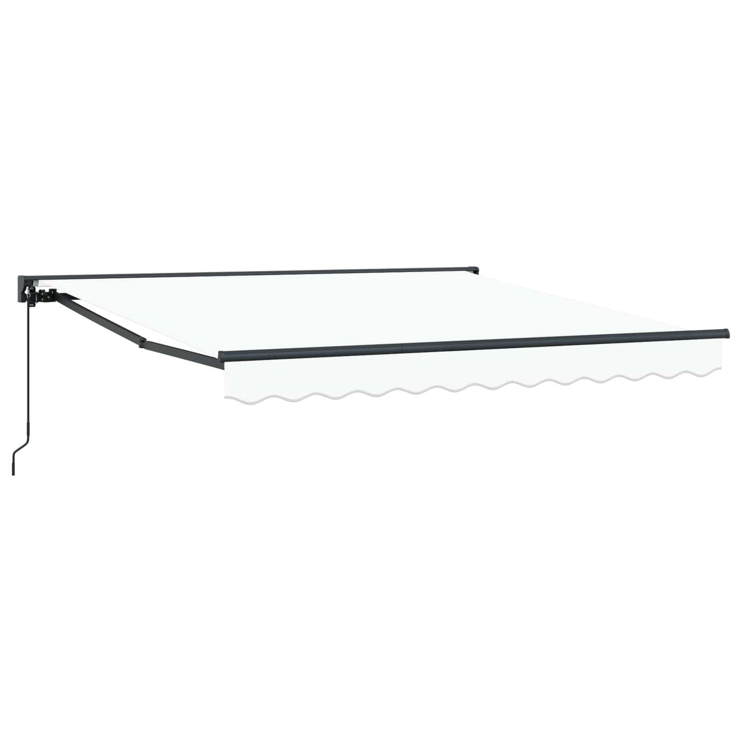 Markisenrahmen Weiß 300 x 250 cm Polyester mit PU-Beschichtung
