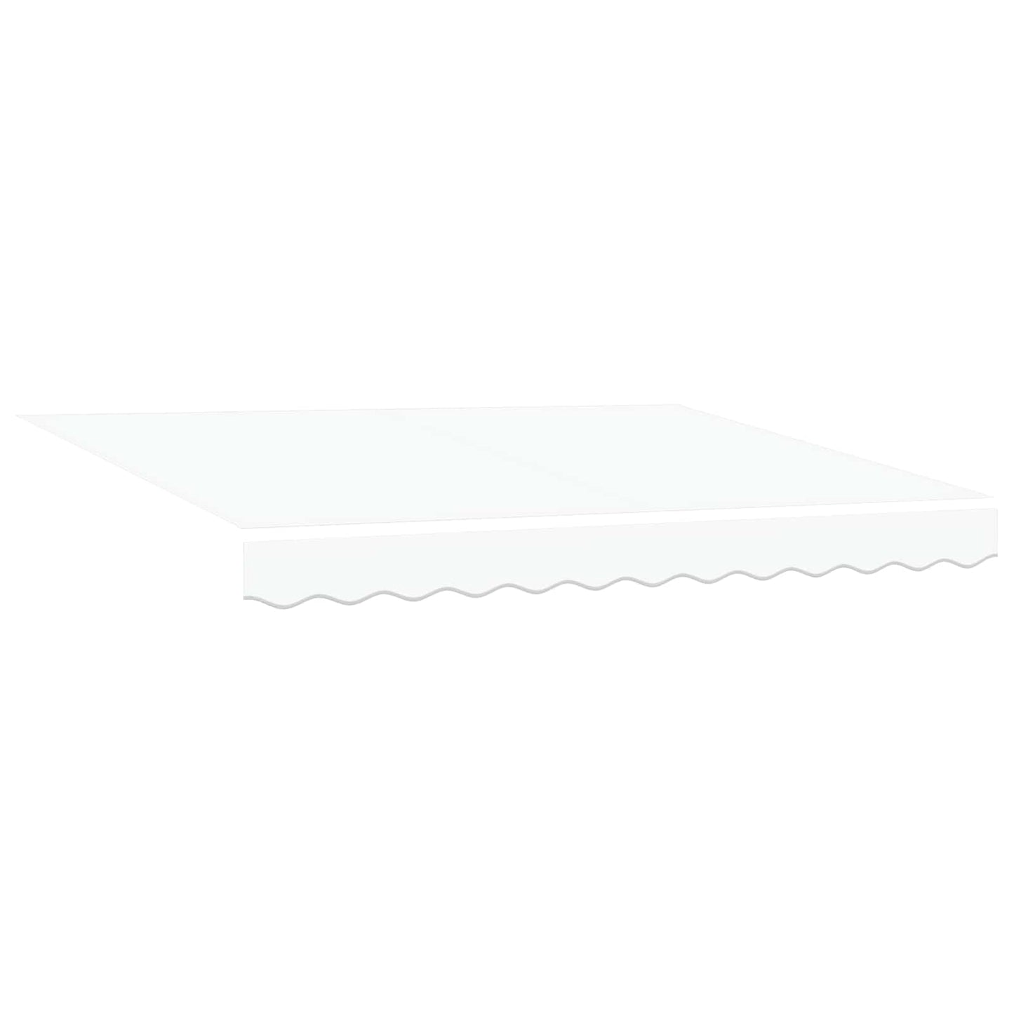Markisenrahmen Weiß 300 x 250 cm Polyester mit PU-Beschichtung