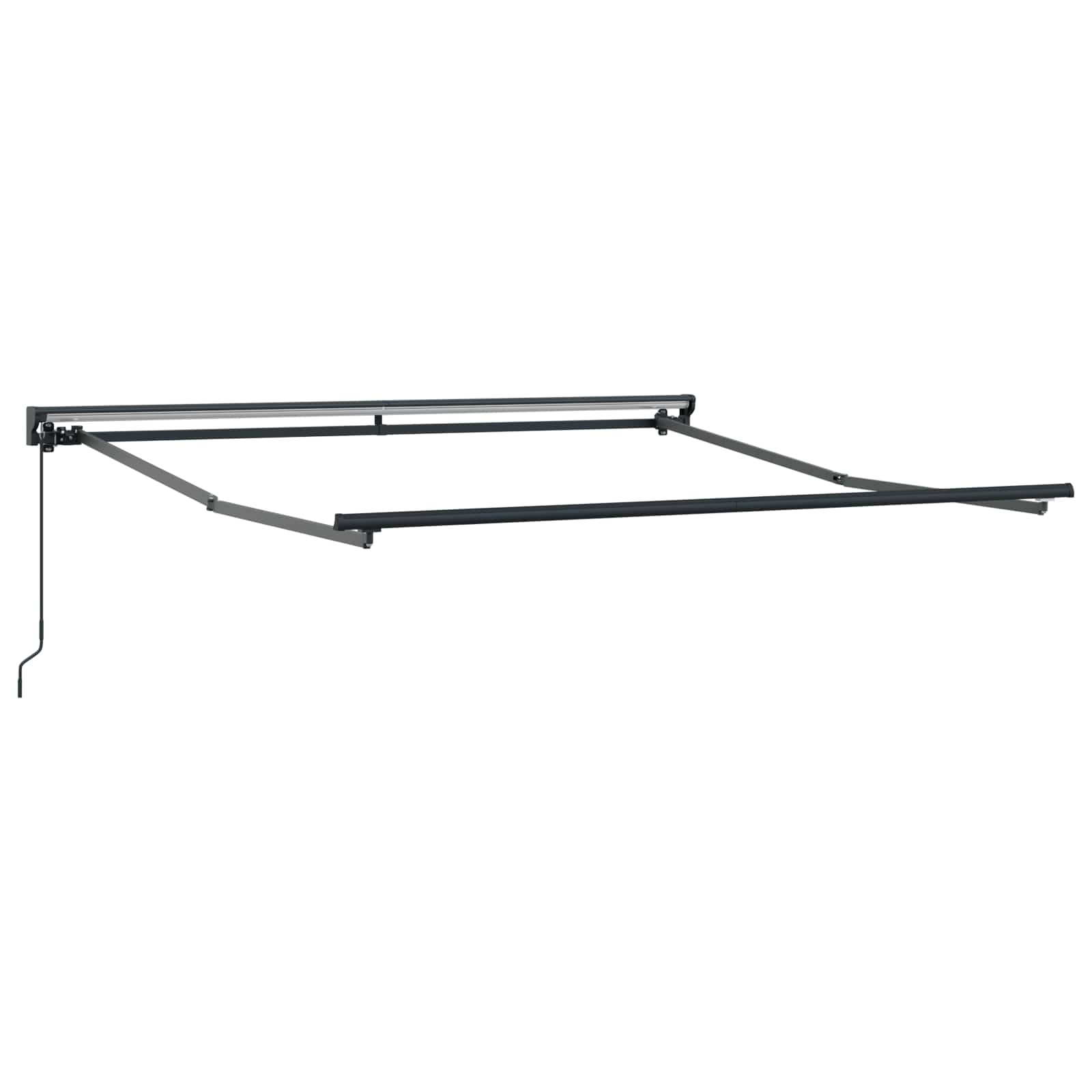 Markisenrahmen Weiß 300 x 250 cm Polyester mit PU-Beschichtung