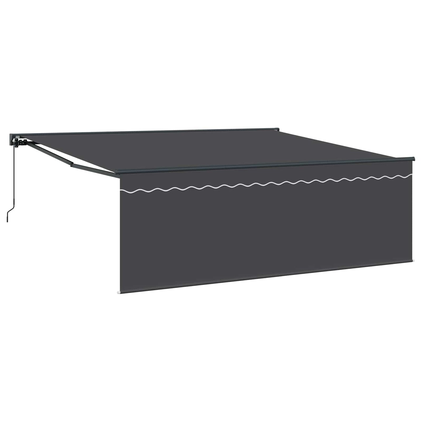 Markisenrahmen Gelb und Weiß 350 x 250 cm
