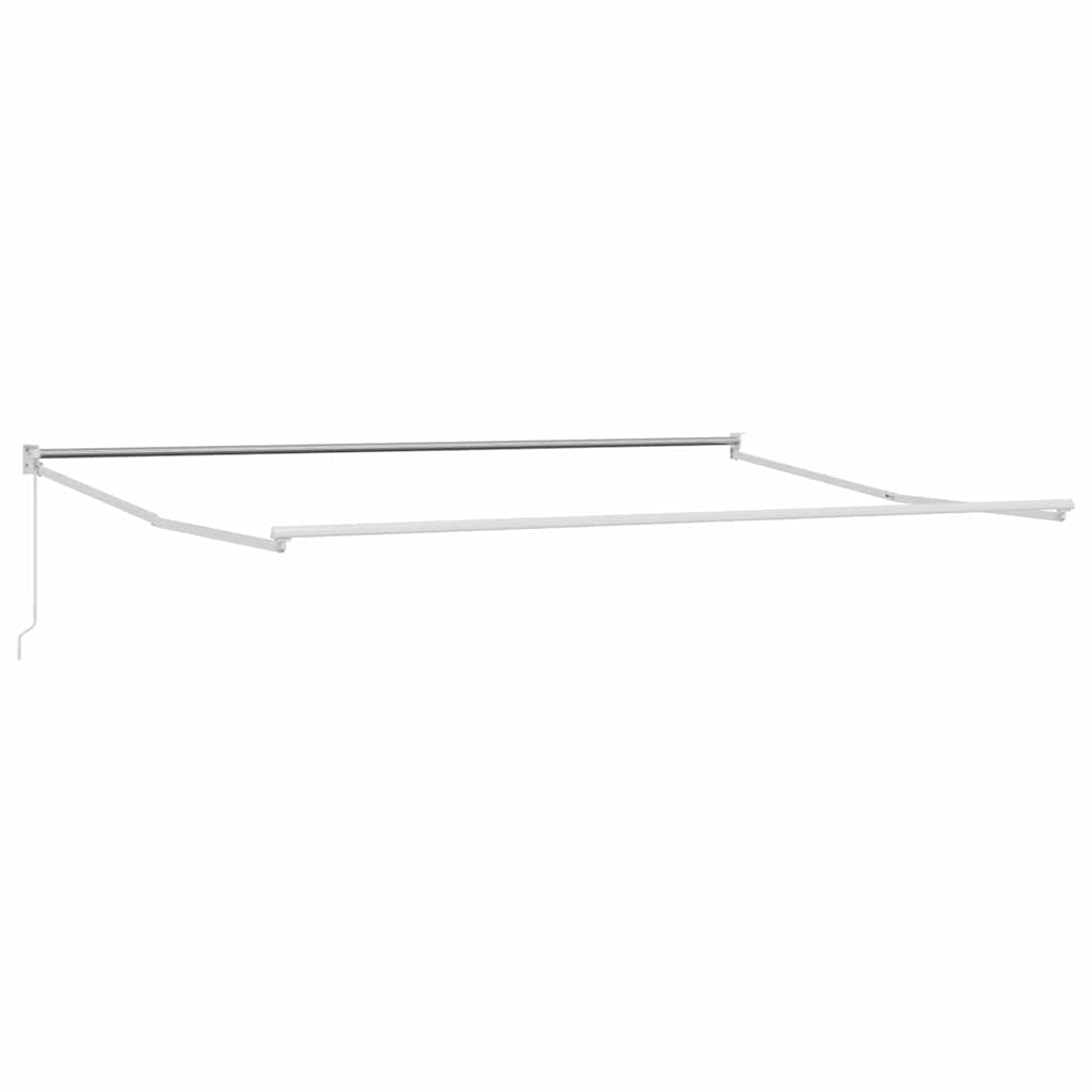 Ausziehbare Markise Rot und Schwarz 350 x 250 x 165 cm