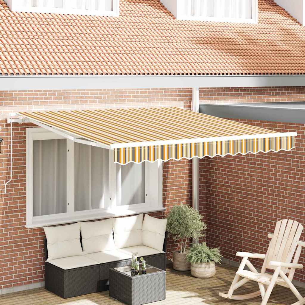 Ausziehbare Markise Mehrfarbig 350 x 250 cm