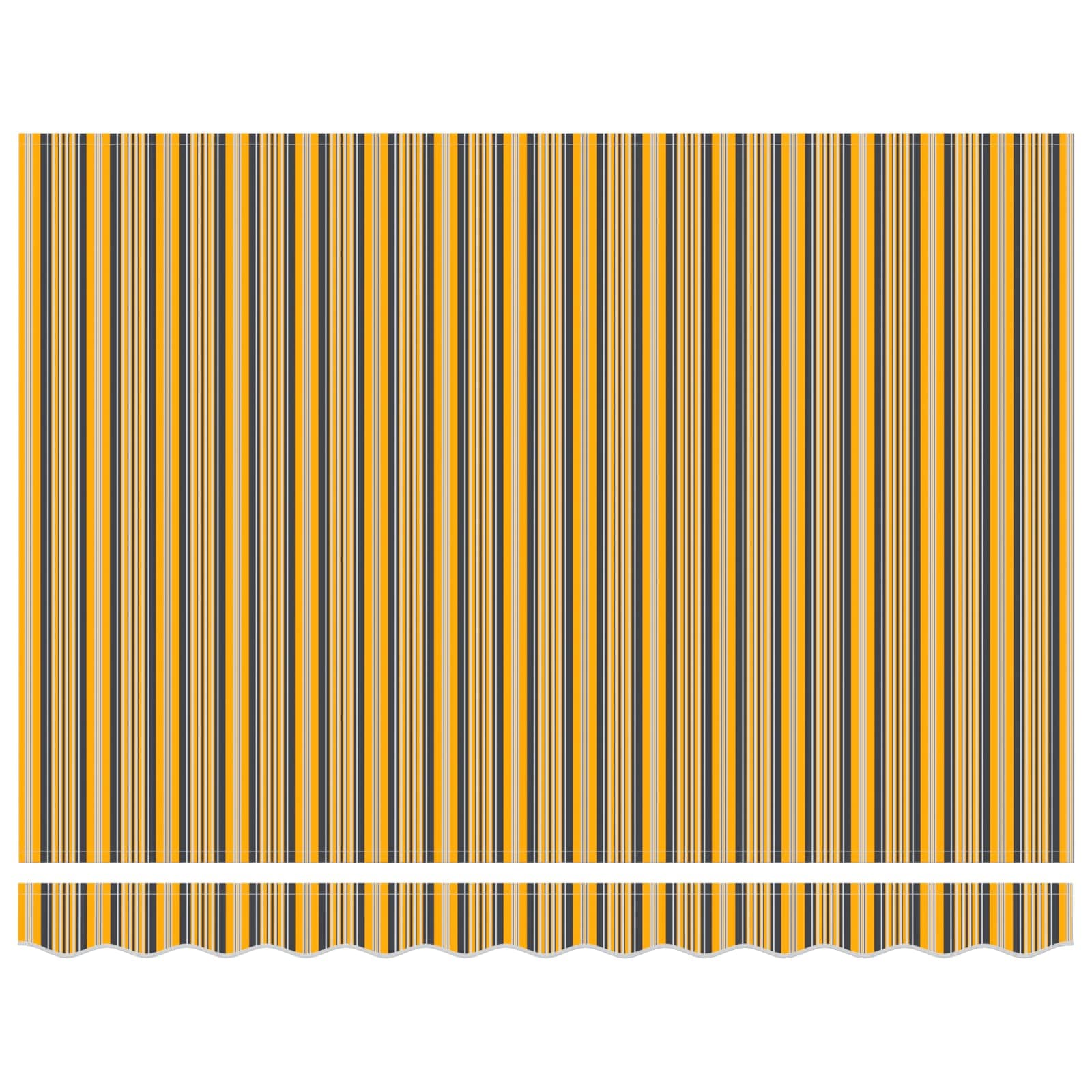Ausziehbare Markise Mehrfarbig 350 x 250 cm Stoff und Aluminium