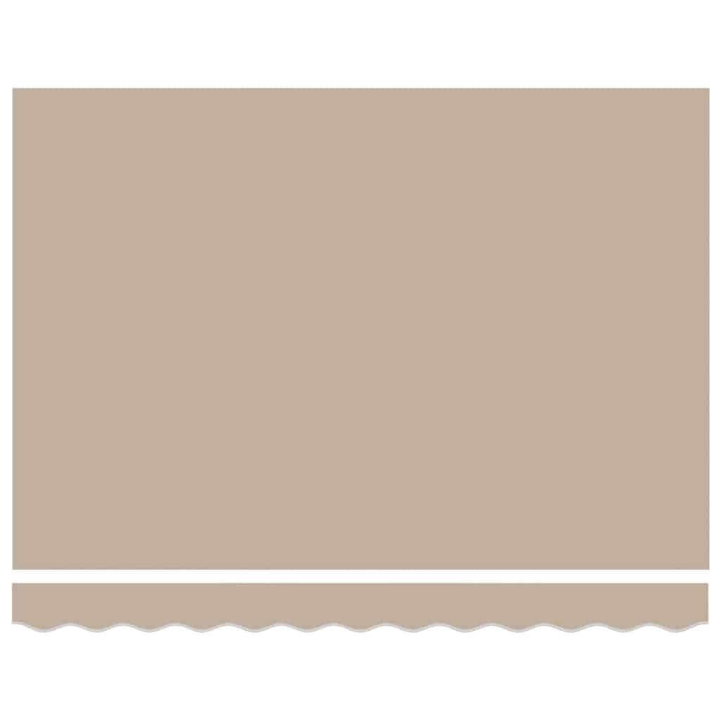 Ausziehbare Markise Beige 350 x 250 cm