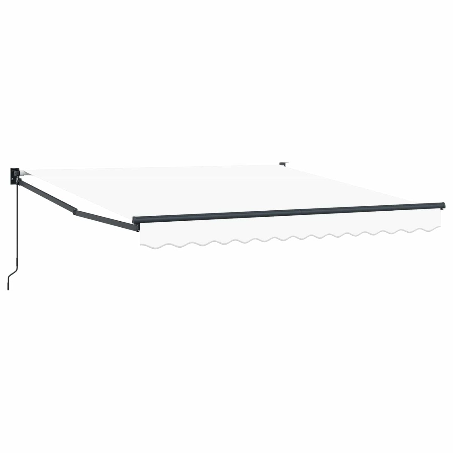 Ausziehbare Markise Weiß 350 x 250 cm