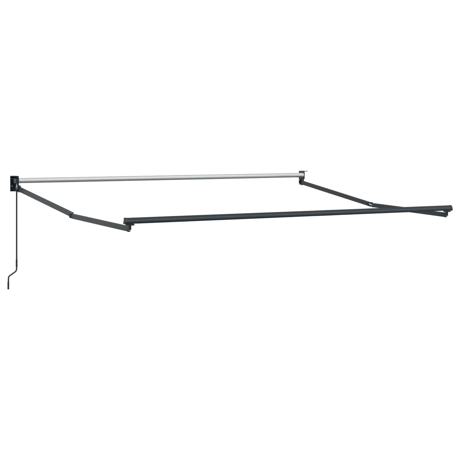 Ausziehbare Markise Weiß 350 x 250 cm