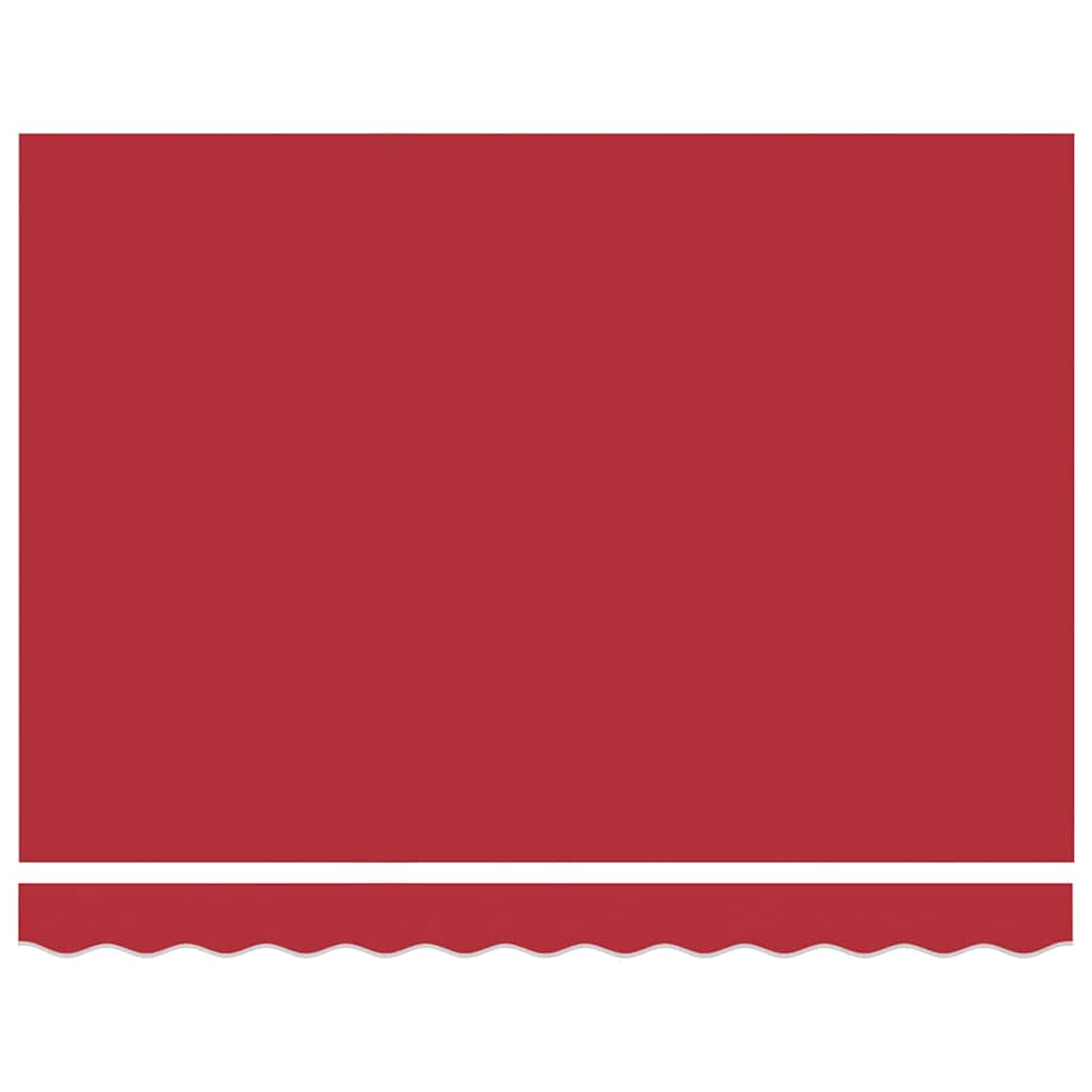 Markisenrahmen Rot 350 x 250 cm Polyester mit PU-Beschichtung