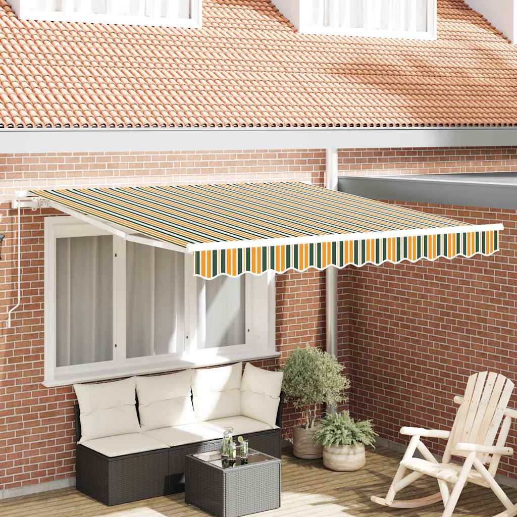 Ausziehbare Markise Mehrfarbig 350 x 250 cm