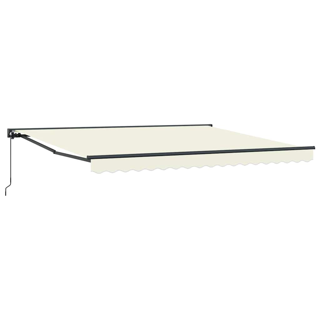 Markisenrahmen Creme 400 x 300 cm Polyester mit PU-Beschichtung
