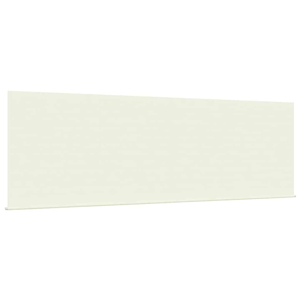 Ausziehbare Markise Creme 400 x 300 cm Polyester und Aluminium