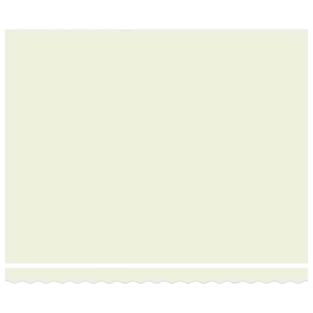Ausziehbare Markise Creme 400 x 300 cm Polyester und Aluminium