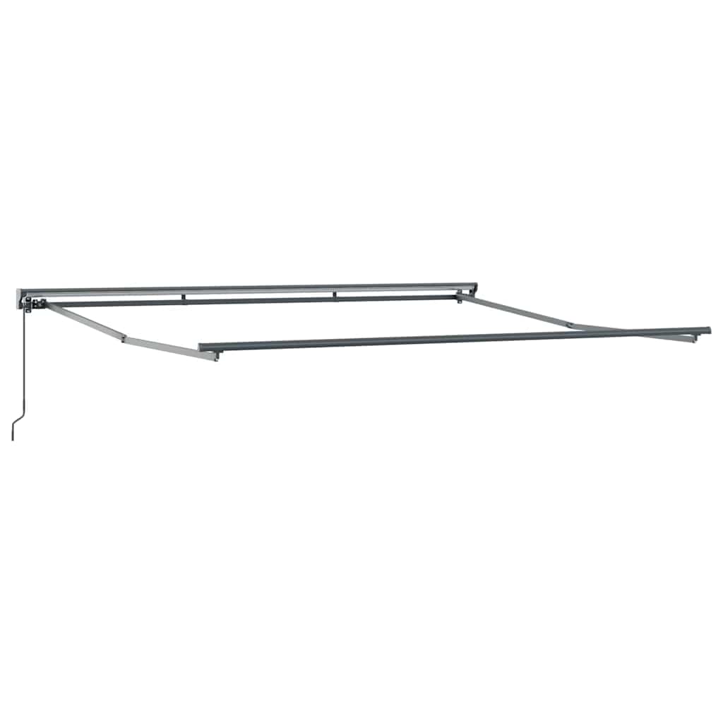 Ausziehbare Markise Anthrazit 400 x 300 cm