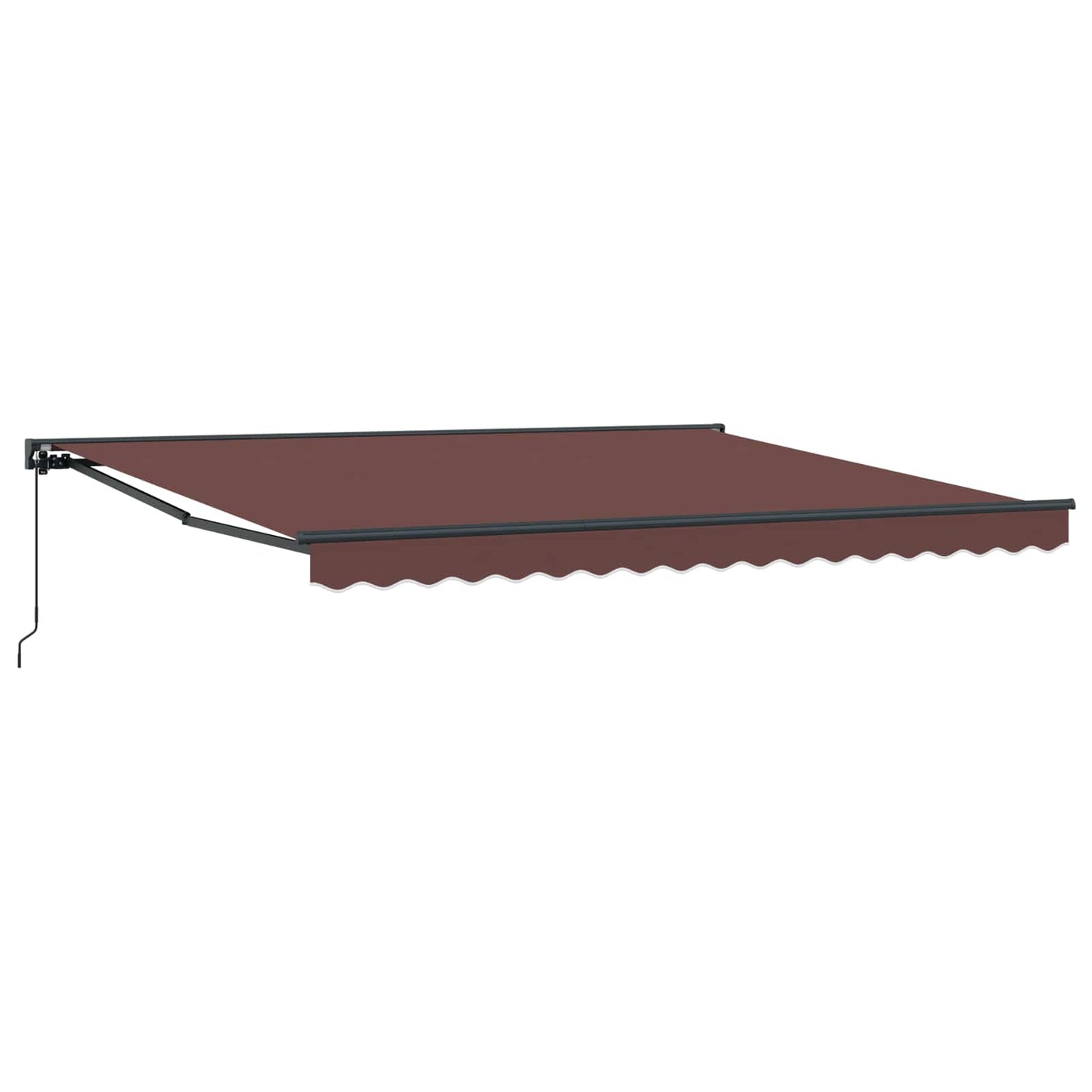 Markisenrahmen Braun 400 x 300 cm Polyester mit PU-Beschichtung