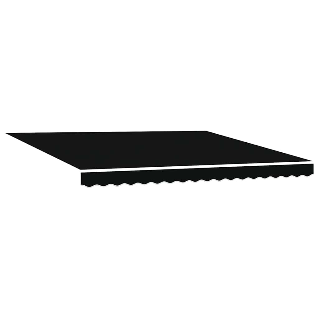 Ausziehbare Markise Schwarz 400 x 300 cm